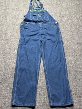 Liberty Bib Overalls Mens 38x30 Blue Carpenter Dungaree 100% Cotton Workwear